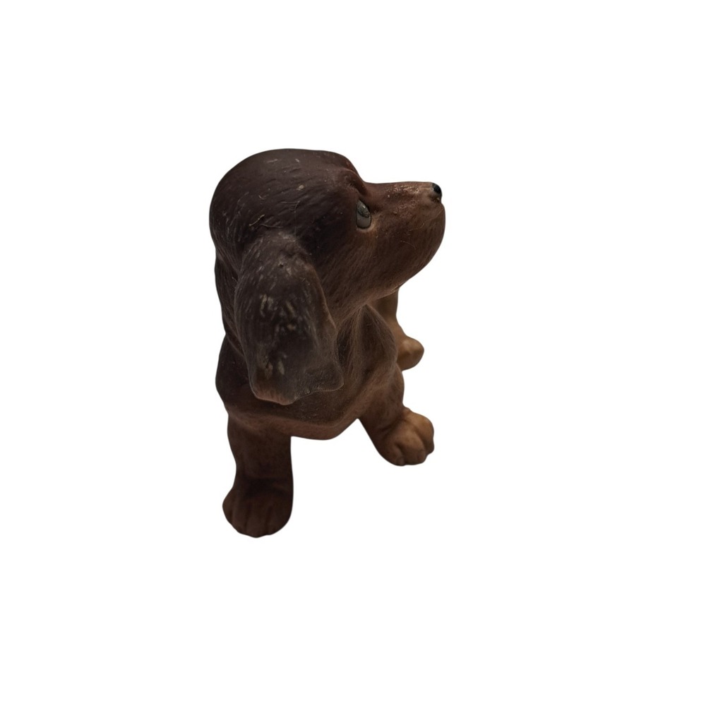 Homco 1467 Vintage Dachshund Figurine Bisque Ceramic, Brown Red - Picture 4 of 6